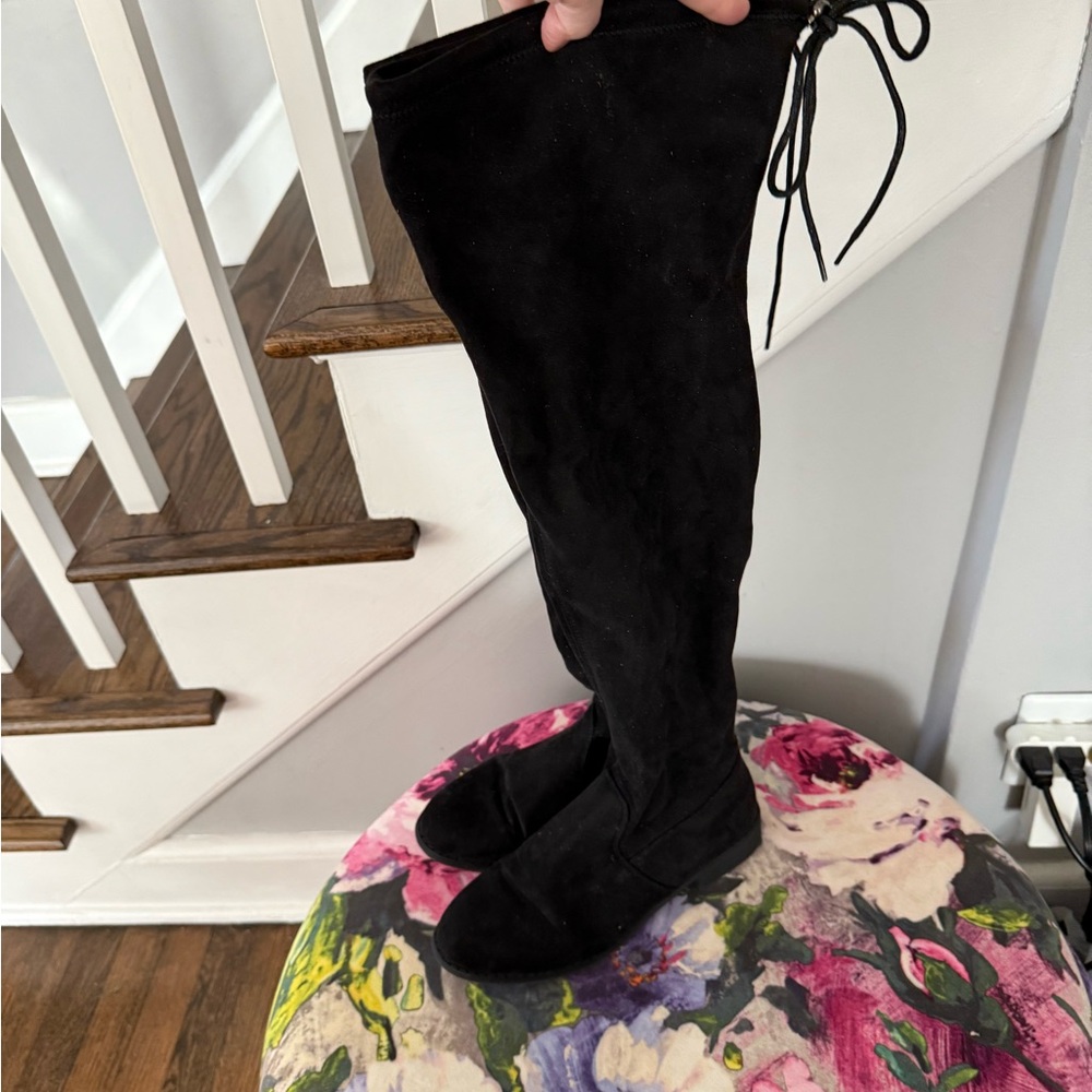 Black Over-the-Knee Women's Boots
